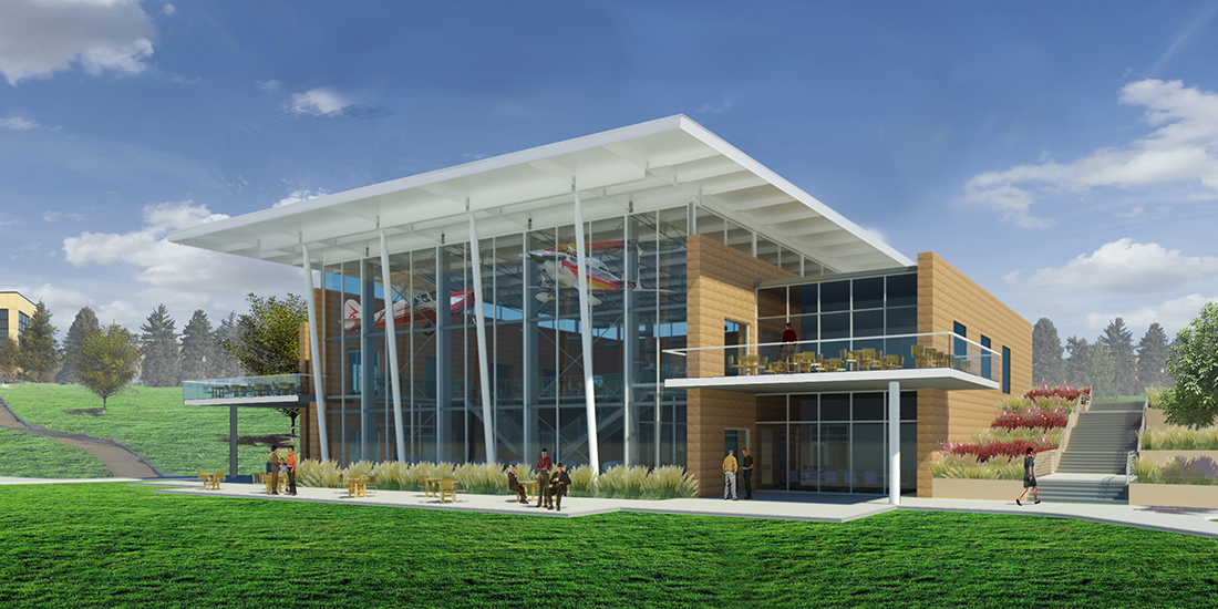 student center groundbreaking image