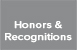 Honors and Recognitions